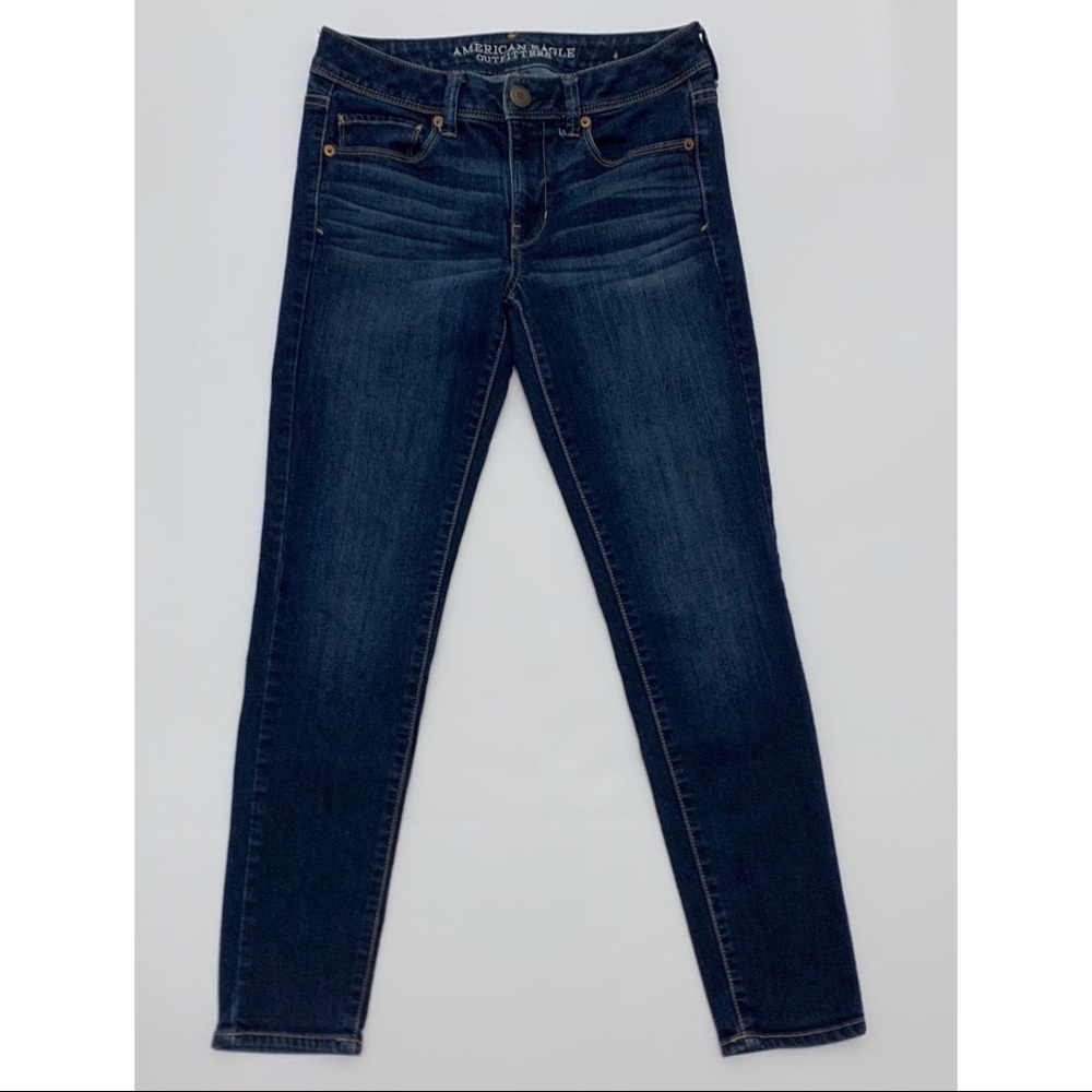 AEO Super Skinny Jeans Blue Size 4